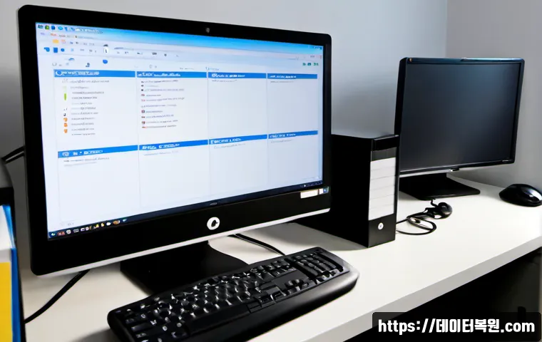 원흥동 STATUS_FILE_NOT_FOUND - Photorealistic IT support workstation in a modern apartment-office near a quiet suburban transit dis...