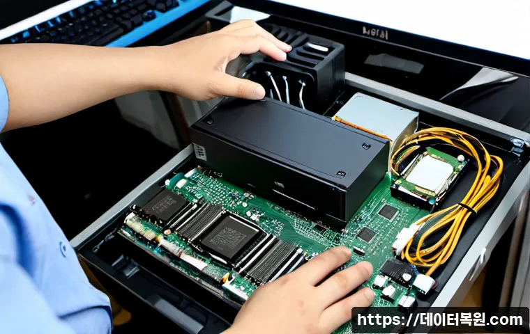 가학동 cpu조립 및 교체수리 - Photorealistic computer repair workstation in a quiet Gahak-dong apartment office, technician instal...