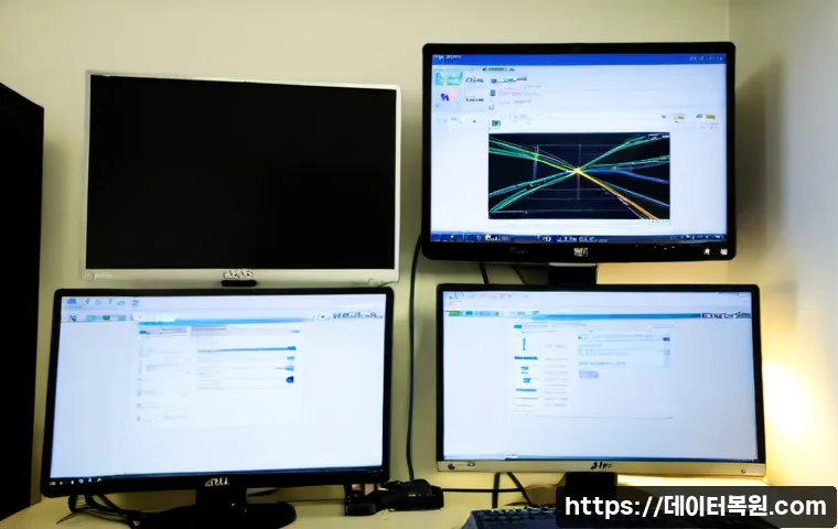 현저동 중고컴퓨터 pc 출장판매설치 - Photorealistic used desktop computer installation in a compact Hyeonjeo-dong apartment, technician c...
