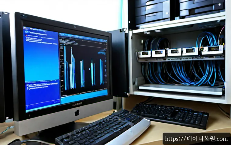 거여동 STATUS_KERNEL_THREAD_INTERRUPTED - Photorealistic IT support workstation in a quiet residential district near low-rise apartment blocks...