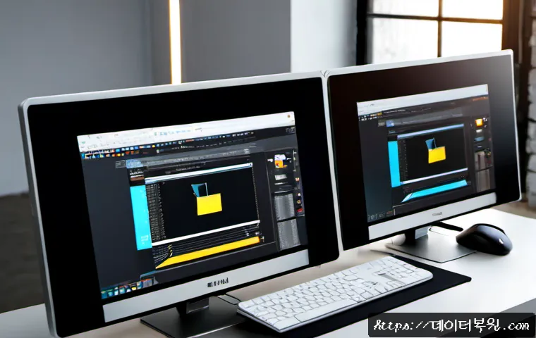 입정동 STATUS_FLOAT_INVALID_OPERATION - Photorealistic product design workstation in a compact Korean industrial studio, dual monitors showi...