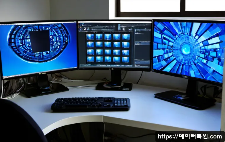 누하동 MACHINE_CHECK_EXCEPTION - Photorealistic computer repair workstation in a compact Nuhadong studio, high-end desktop tower open...