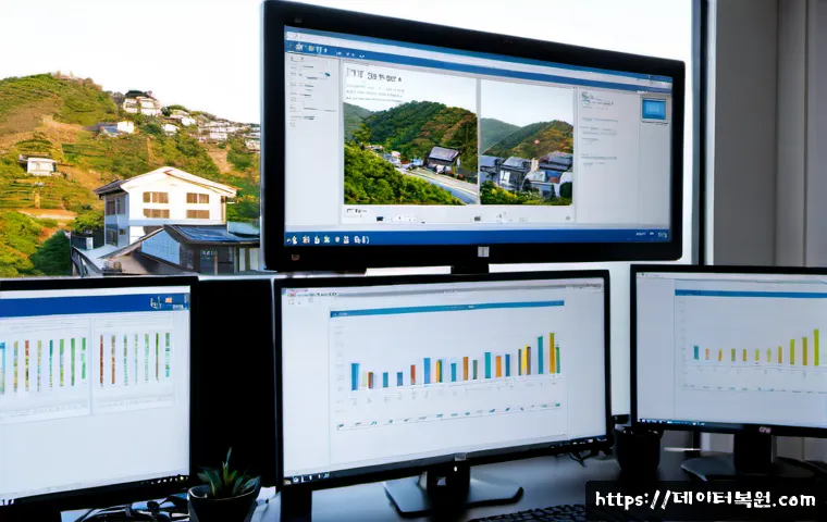 청운동 STATUS_IMAGE_NOT_FOUND - Photorealistic IT support specialist at a dual-monitor workstation, resolving a complex desktop soft...