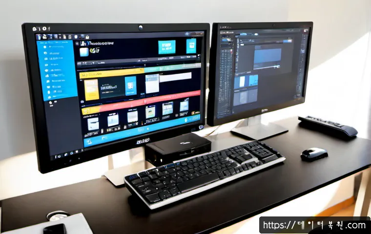 합정동 BUGCODE_USB_DRIVER - Photorealistic remote-support workstation in a compact Hapjeong neighborhood studio, technician reco...