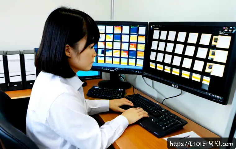 서계동 POOL_CORRUPTION_IN_FILE_AREA - Photorealistic remote-support workstation in a compact Seoul office near an older rail-side neighbor...