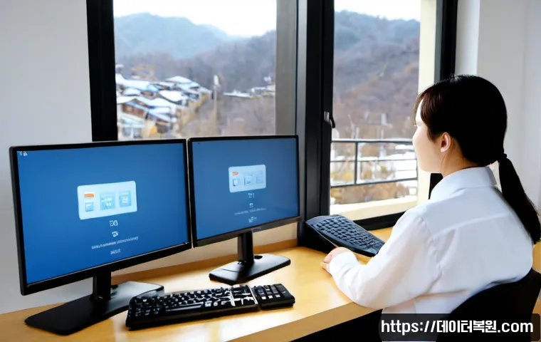 길음동 STATUS_EXECUTION_TIMEOUT - Photorealistic remote-support workstation in a compact apartment near a quiet hillside neighborhood,...