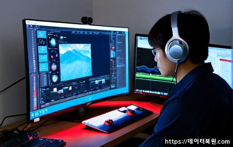 홍은동 WATCHDOG_VIOLATION - Photorealistic remote-support workstation in a compact hillside apartment office, ultrawide monitor ...