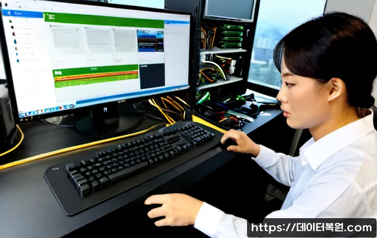태평로 cpu조립 및 교체수리 - Photorealistic desktop computer repair bench in a refined central business district office near Taep...