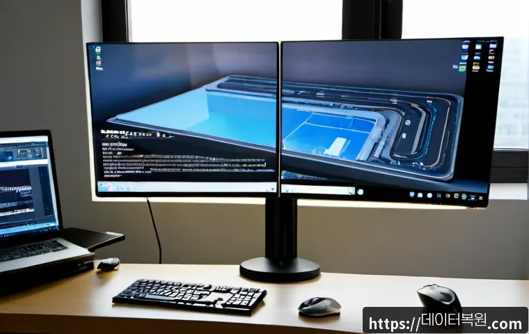 수색동 STATUS_FLOAT_UNDERFLOW - Photorealistic remote-support workstation in a compact Seoul apartment near a railway district, dual...