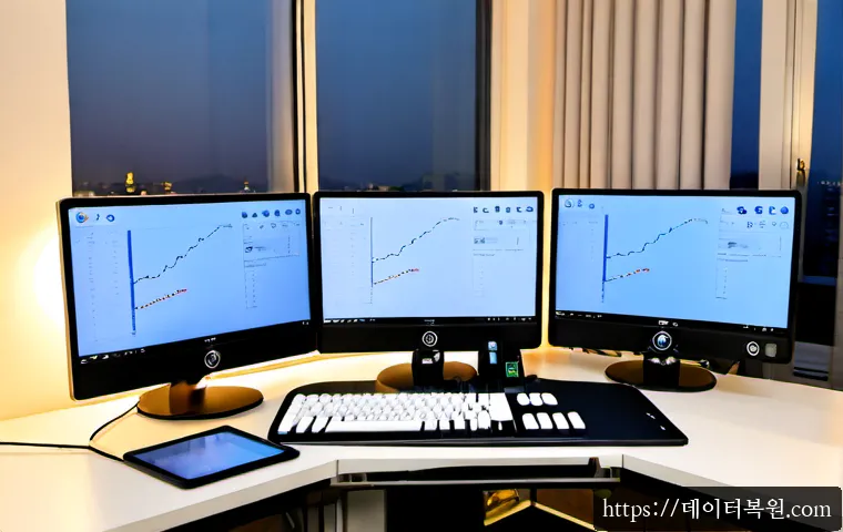 수서동 USER_MODE_HEALTH_MONITOR - Photorealistic remote health-monitoring workstation in a modern Suseo-dong apartment, dual monitors ...