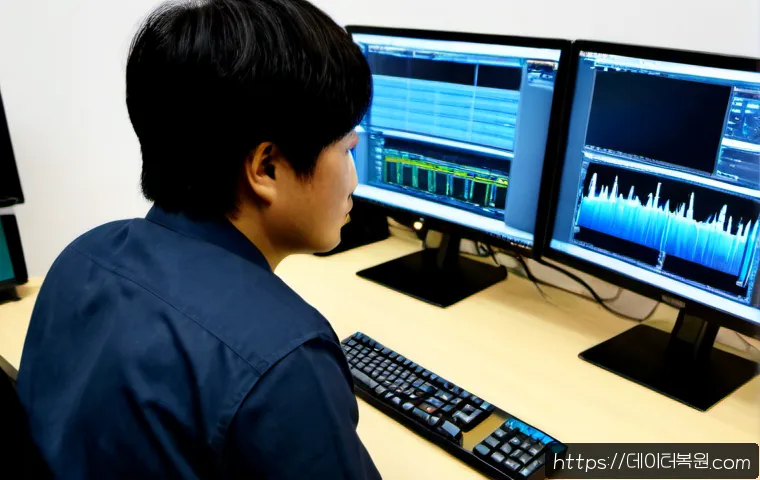 신설동 STATUS_KERNEL_THREAD_INTERRUPTED - Photorealistic remote-support workstation in a compact Seoul office near Sinseol-dong, IT technician...
