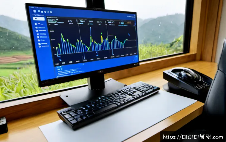 남종면 STATUS_KERNEL_REGISTRY_ERROR - Photorealistic remote-support workstation in a quiet Namjong-myeon home office, dual monitors showin...