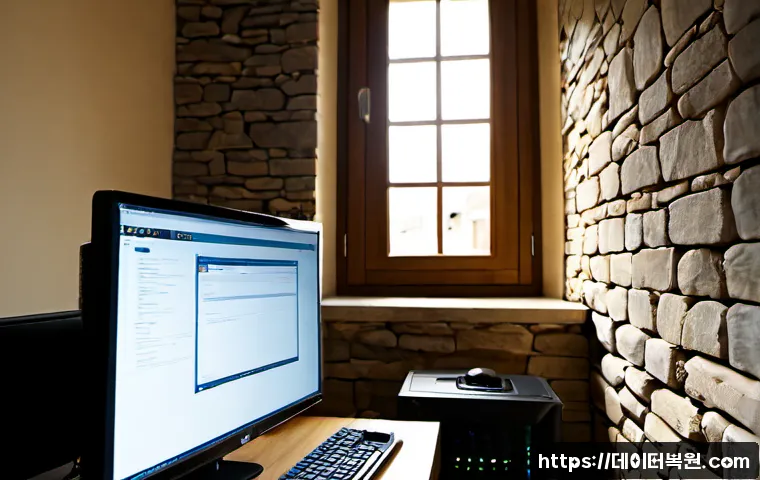 권농동 중고컴퓨터 pc 출장판매설치 - Photorealistic remote-support technician installing a refurbished desktop PC and dual monitors in a ...