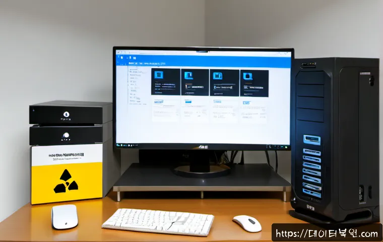 연남동 PFN_LIST_CORRUPT - Photorealistic remote-support workstation in a compact Yeonnam-dong design studio, dual monitors sho...
