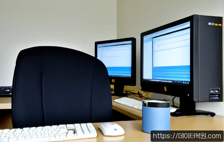 과천동 ubuntu재설치 포맷  초기화 - Photorealistic IT support workstation in a quiet Gwacheon-dong apartment office, technician reinstal...