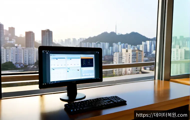 정발산동 STATUS_FLOAT_OVERFLOW - Photorealistic compact software support workstation in a quiet residential district, ultrawide monit...