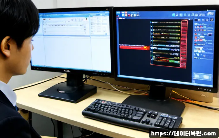 수송동 STATUS_INVALID_PARAMETER - Photorealistic remote-support workstation in a compact Seoul office near a quiet historic alley, IT ...