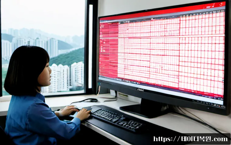 장위동 STATUS_STACK_BUFFER_OVERRUN - Photorealistic IT support workstation in a compact Jangwi-dong apartment office, ultrawide monitor s...