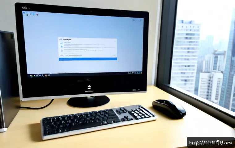 영등포구 macosX재설치 포맷  초기화 - Photorealistic remote-support workstation in Yeongdeungpo, a silver all-in-one desktop showing a cle...