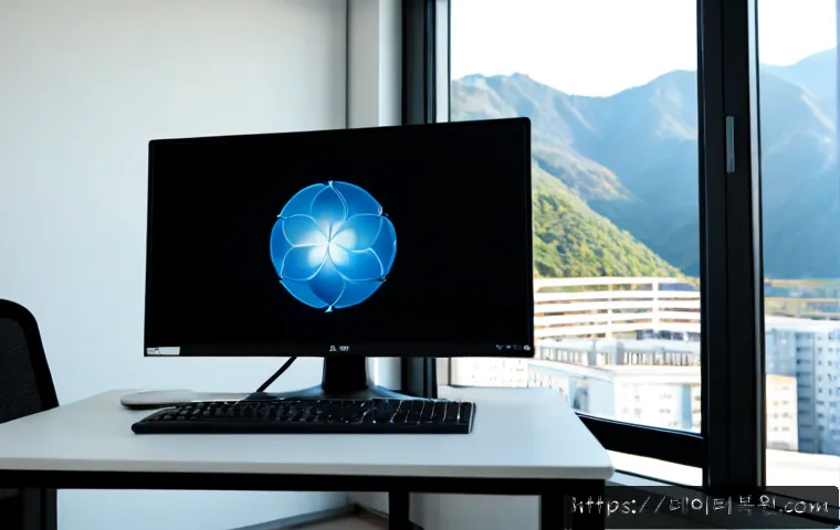 과천동 all boot options are tried - Photorealistic IT support workstation in Gwacheon-dong, ultrawide monitor showing a clean CAD-style ...