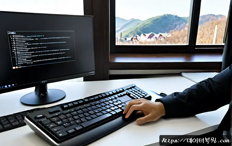 신림동 macosX재설치 포맷  초기화 - Photorealistic remote-support workstation in a compact Sillim-dong apartment, sleek all-in-one deskt...