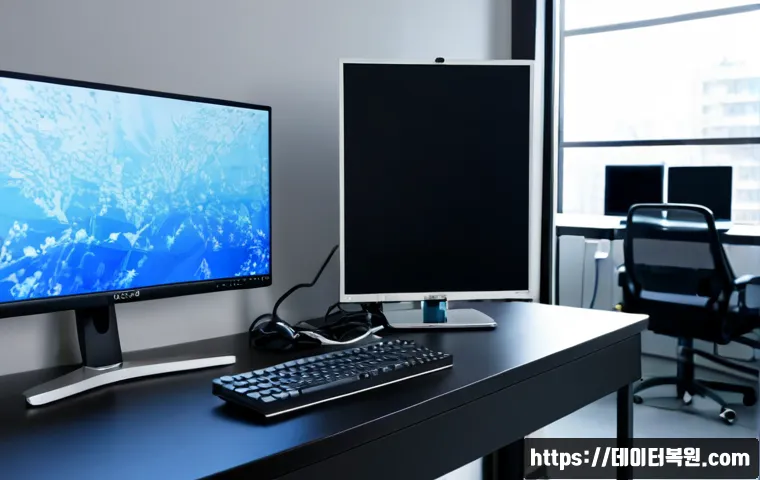 별양동 DRIVER_POWER_STATE_FAILURE - Photorealistic IT support workstation in a modern apartment office near a quiet Korean neighborhood ...