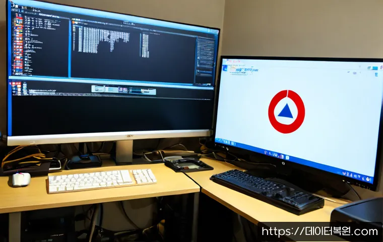 냉천동 STATUS_PAGEFILE_MISSING - Photorealistic remote-support workstation in a compact Korean apartment near a quiet hillside neighb...