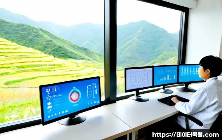 노원구 USER_MODE_HEALTH_MONITOR - Photorealistic health-monitoring workstation in a bright Nowon-gu apartment, technician viewing a cl...