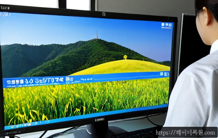 청운효자동 CRITICAL_PROCESS_DIED - Photorealistic IT support workstation in a quiet hillside neighborhood office near Cheongunhyoja-don...