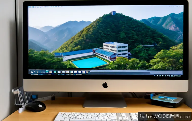 불광동 STATUS_FLOAT_UNDERFLOW - Photorealistic software support workstation in a compact Seoul neighborhood office, dual monitors sh...
