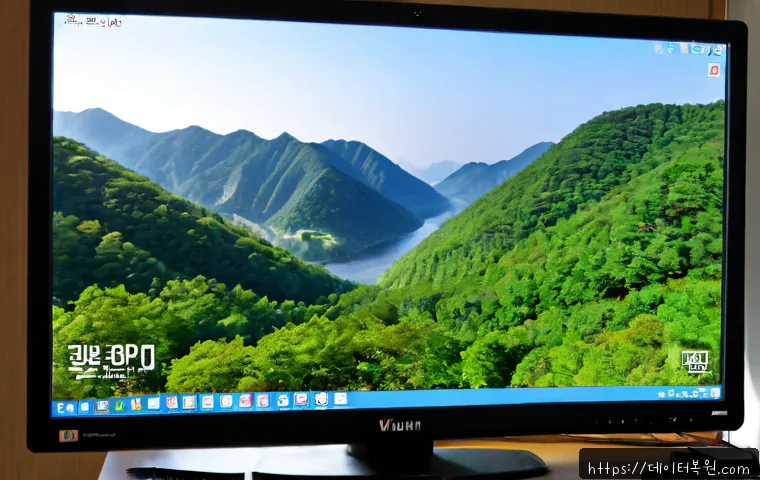 문원동 a disk read error occurred - Photorealistic IT support workstation in a quiet Munwon-dong apartment, desktop monitor showing a bl...