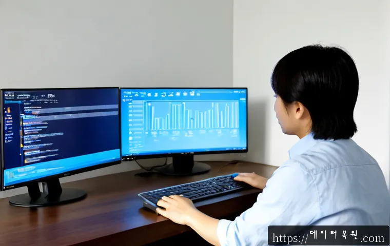 신이문동 ACPI_BIOS_ERROR - Photorealistic remote-support workstation in a compact apartment near Sinimun-dong, dual monitors sh...