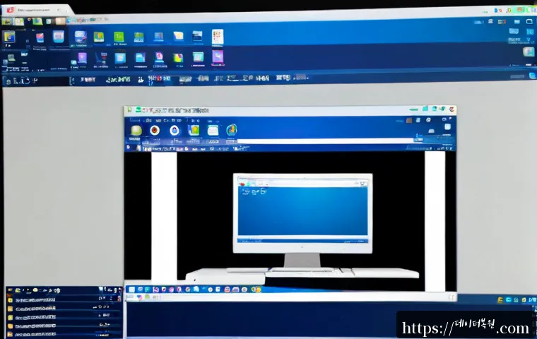 고양시 맥윈도우 부트캠프_bootcamp 재설치 포맷  초기화 - Photorealistic IT support workstation in Ilsandong-gu, Goyang, an all-in-one desktop computer showin...