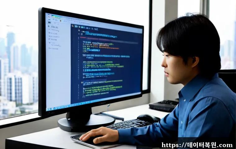 행신동 NTLDR is compressed - Photorealistic IT support workstation in a compact Haengsin-dong apartment office, technician inspec...