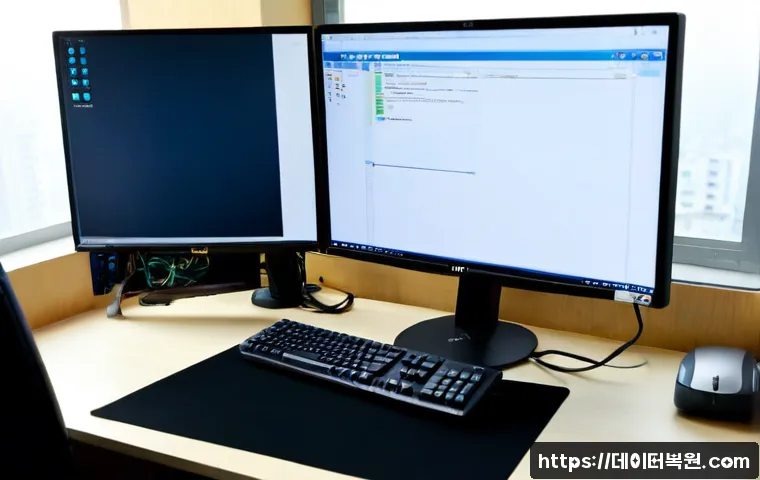북가좌동 REGISTRY_ERROR - Photorealistic remote IT support workstation in a compact North Gajwa-dong apartment office, desktop...