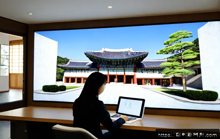 경운동 STATUS_IMAGE_INVALID - Photorealistic architectural workstation in Gyeongun-dong, a designer reviewing a detailed 3D buildi...