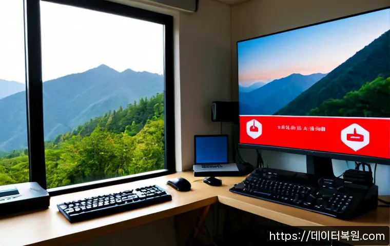 옥천동 STATUS_UNSUCCESSFUL - Photorealistic remote-support workstation in a quiet hillside apartment, dual monitors showing a gen...