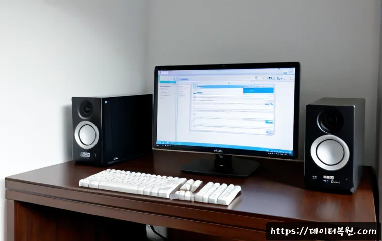 둔촌동 macosX재설치 포맷  초기화 - Photorealistic remote-support workstation in a quiet Dunchon-dong apartment, silver all-in-one deskt...