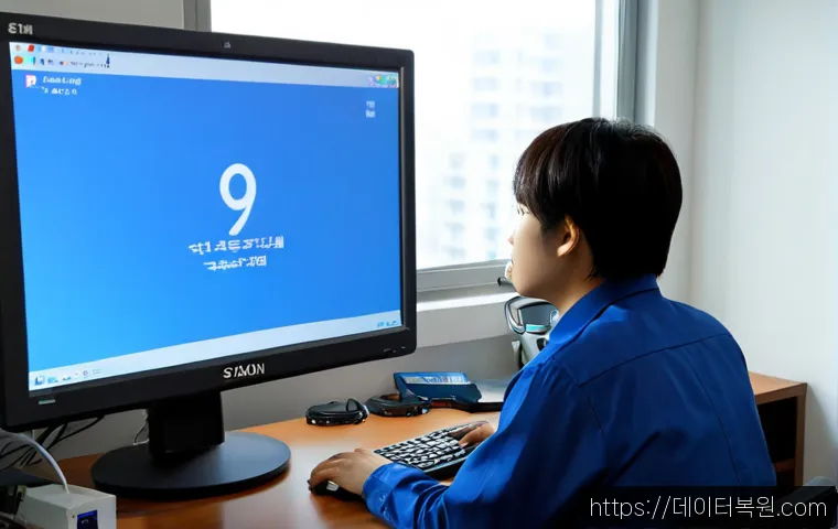 삼전동 FAT32_FILE_SYSTEM - Photorealistic remote-support workstation in a compact Samjeon-dong apartment office, technician exa...