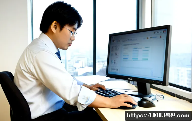 주엽동 STATUS_KERNEL_APC_PENDING - Photorealistic IT support workstation in a modern apartment office near a quiet Korean residential d...