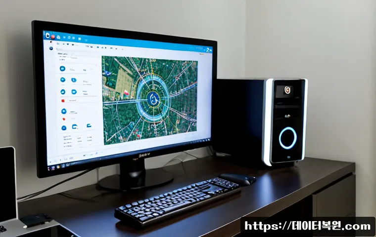 세곡동 STATUS_KERNEL_NETWORK_ERROR - Photorealistic IT support workstation in a modern Segok-dong apartment home office, ultrawide monito...