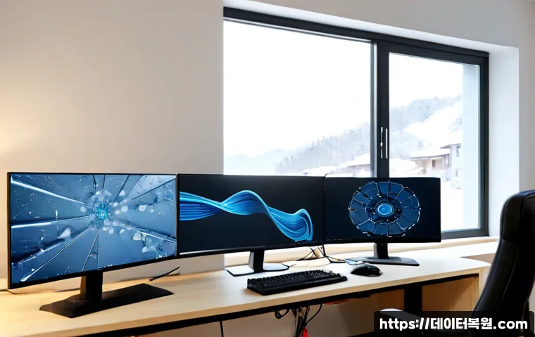 풍산동 SESSION3_INITIALIZATION_FAILED - Photorealistic remote-support workstation in a quiet suburban apartment, dual monitors showing a cle...