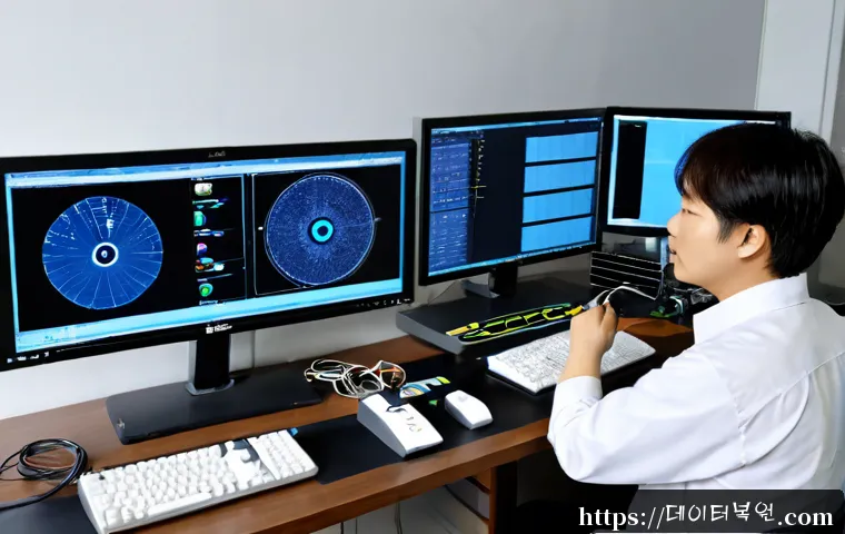 주엽동 DRIVER_CAUGHT_MODIFYING_FREED_POOL - Photorealistic IT incident investigation workstation in a compact office near a Korean apartment dis...