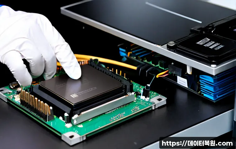 미성동 cpu조립 및 교체수리 - Photorealistic CPU replacement service at a compact PC repair workstation in a quiet residential dis...