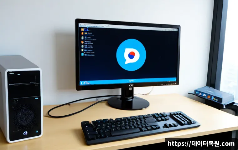 세곡동 윈도우8 windows8 재설치 포맷  초기화 - Photorealistic remote-support workstation in a quiet Segok-dong apartment office, desktop monitor di...