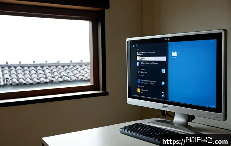 옥인동 macosX재설치 포맷  초기화 - Photorealistic remote-support workstation in a quiet Okindong apartment, slim all-in-one computer sh...