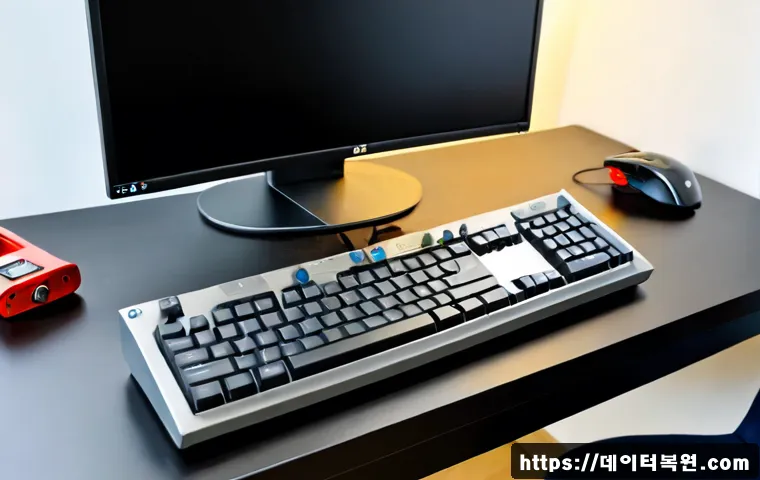 옥길동 STATUS_MODULE_ACCESS_DENIED - Photorealistic remote-support workstation in a modern apartment office near a quiet suburban Korean ...