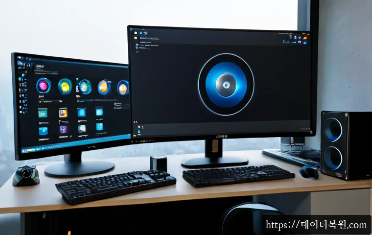 청운동 UNMOUNTABLE_BOOT_VOLUME - Photorealistic remote IT support workstation in a quiet hillside Seoul neighborhood apartment, ultra...