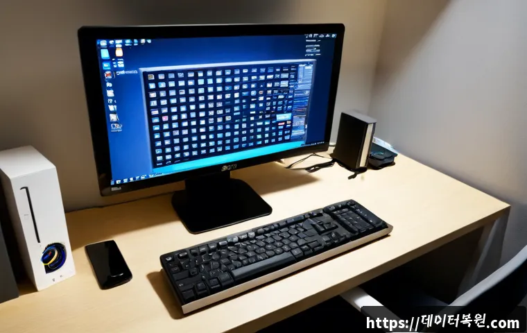 혜화동 출장방문윈도우 windows 설치 - Photorealistic onsite computer setup in a compact Hyehwa-dong apartment studio, technician connectin...