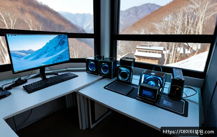 상면 THREAD_STUCK_IN_DEVICE_DRIVER - Photorealistic architectural visualization workstation in a quiet mountain-side studio in Sangmyeon,...
